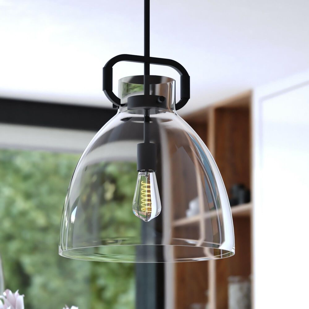 Vaxcel Lighting Madrona 1-Light Pendant in Black, , large