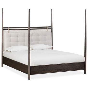 Urban Home Rockport Yin Queen Poster Bed in Yin Brown, , large