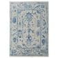 Feizy Karina 5"6" x 8"6" Ivory and Blue Area Rug, , large