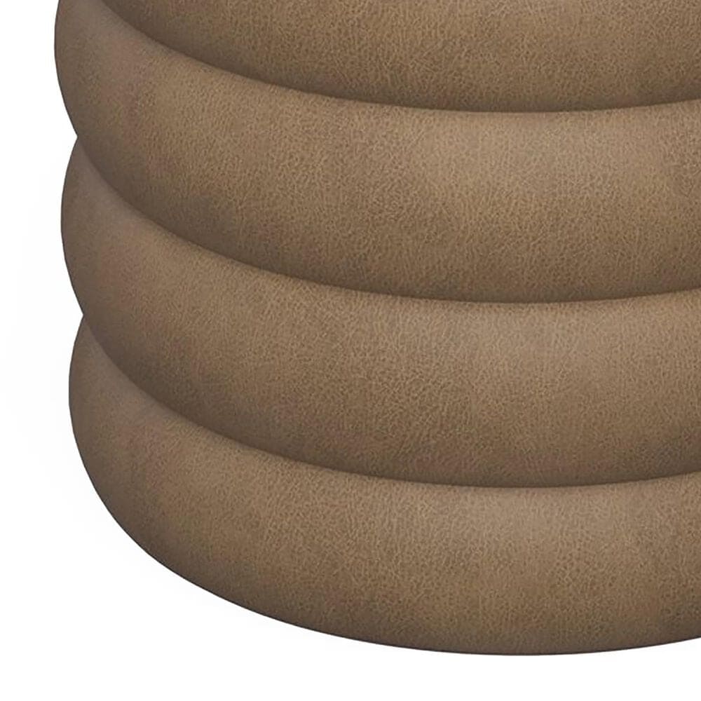 Golden Wave Furniture Zuri Storage Ottoman in Mocha, , large