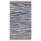 Safavieh Montauk 6" x 9" Black and Pink Area Rug, , large