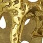 Maple and Jade 9" Abstract Drip Decorative Vase with Melting Designed Body in Satin Gold, , large