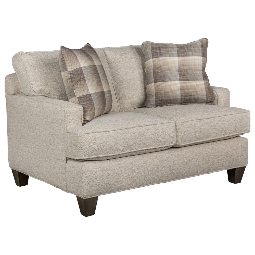 Hickorycraft Furniture Stationary Loveseat in Tan, , large