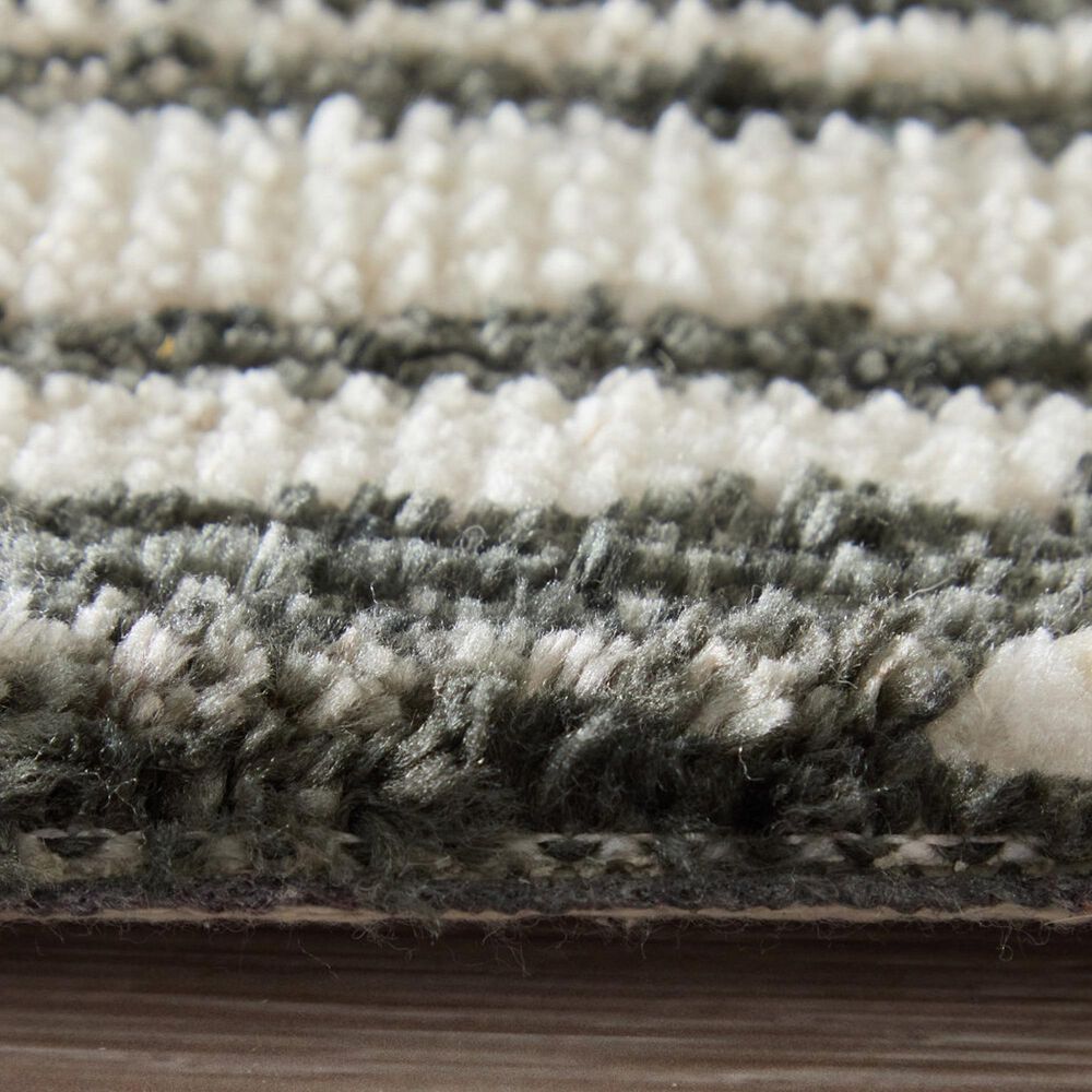 Feizy Colton Dark Gray 3&#39;6&quot; x 5&#39;6&quot; Area Rug, , large