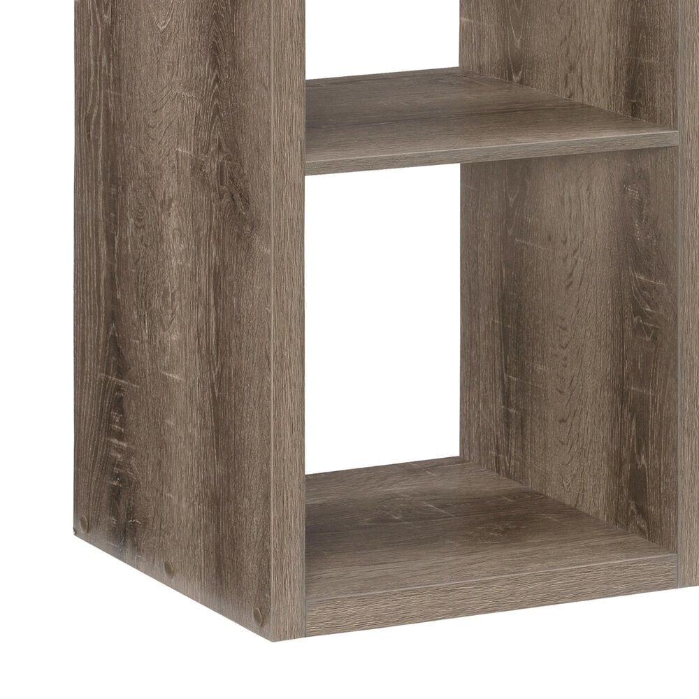 Linon Home Decor Galli 2-Shelf Bookcase in Grey, , large