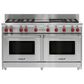 Wolf 60" Professional Gas Range Double Oven, , large