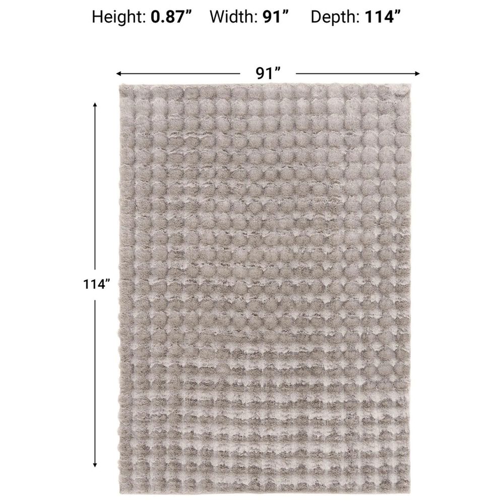 Central Oriental Bebel Gray 7&#39;6&quot; x 9&#39;6&quot; Area Rug, , large
