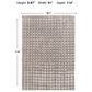 Central Oriental Bebel Gray 7"6" x 9"6" Area Rug, , large