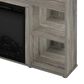 HOMLUX 47" Corner TV Stand with Electric Fireplace in French Oak Grey, , large