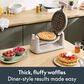 Bella Golden Rotating Waffle Maker in Oatmilk, , large
