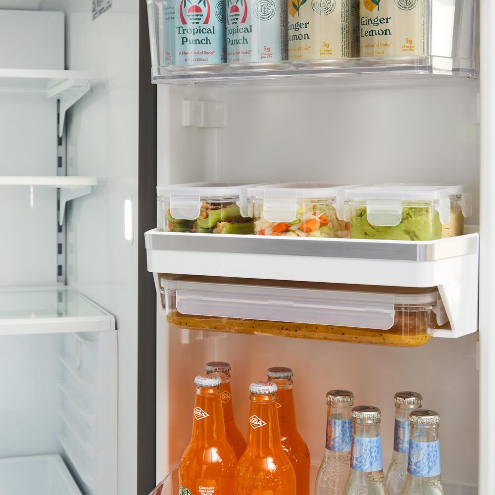 Whirlpool 22 Cu. Ft. 4-Door Depth French Door Refrigerator with Dual Ice Makers in Black Stainless Steel, , large