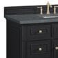 James Martin Vanities Lorelai 48" Single Vanity in Black Onyx with 3 cm Parisien Bleu Quartz Top, , large