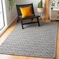Safavieh Martha Stewart Cotton MSR402H 4" x 6" Charcoal and Grey Area Rug, , large