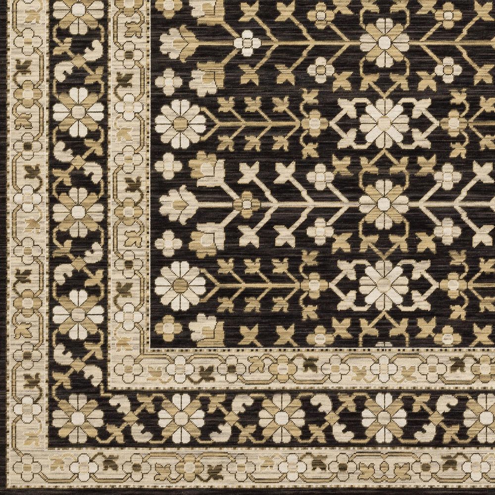 Oriental Weavers Acacia Black and Beige 7'10" x 10'10" Area Rug, , large