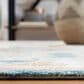 Safavieh Micro-Loop 3" x 5" Ivory and Blue Area Rug, , large