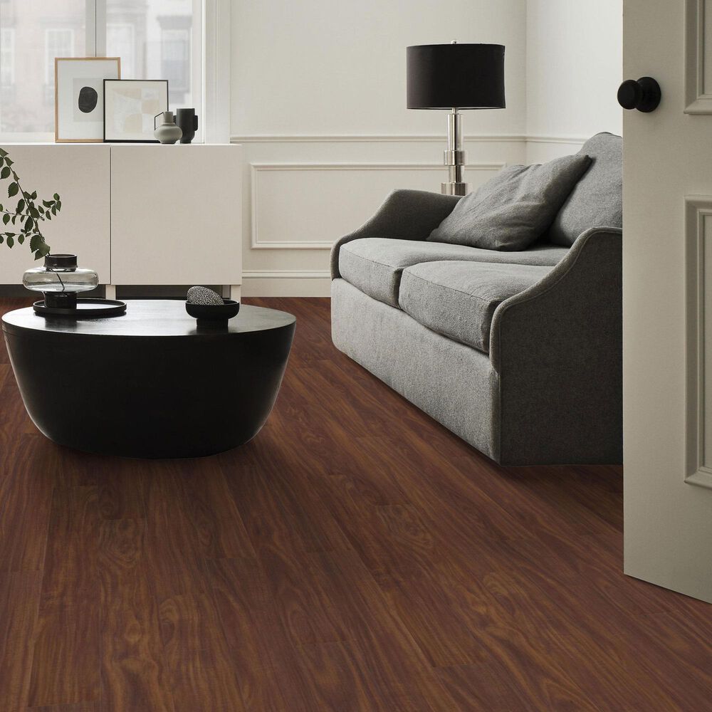 Shaw Floorte Rich Mahogany 5" x 48" Luxury Vinyl Plank, , large