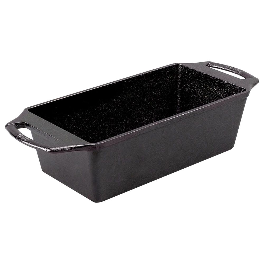 Lodge Seasoned Cast Iron Loaf Pan in Black, , large