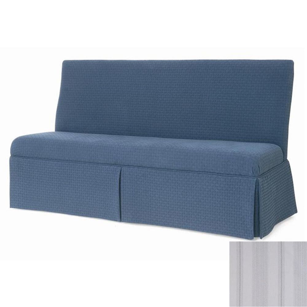 Century Casa Bella 60" Skirted Armless Banquette in Gray, , large