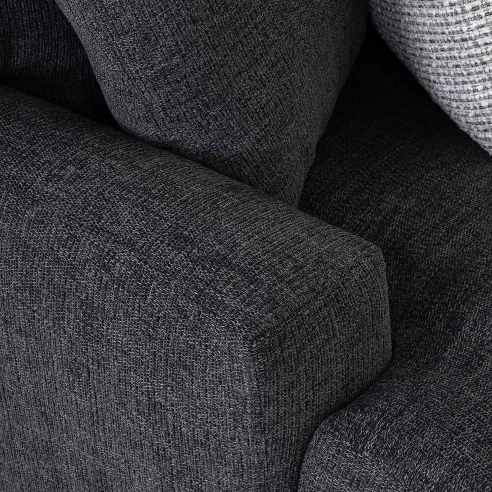 Moore Furniture Collins 4-Piece Right Facing Sectional with Chaise in Mandy Slate, , large
