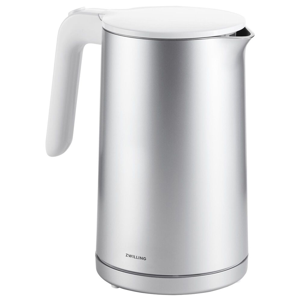 Zwilling Enfinigy 1.6 Qt. Electric Stainless Steel Kettle in Silver and White, , large