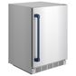 Thor Kitchen Gordon Ramsay 5 Cu. Ft. Outdoor Undercounter Beverage Cooler with Blue Handle Kit in Stainless Steel, , large