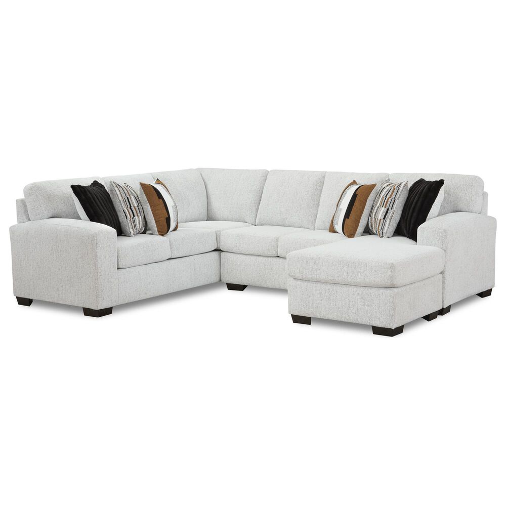 Arapahoe Home 3-Piece Stationary Right-Facing Sectional in Shay Arctic, , large