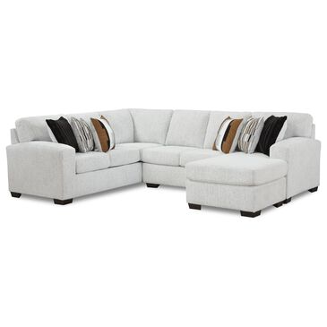 Arapahoe Home 3-Piece Stationary Right-Facing Sectional in Shay Arctic, , large