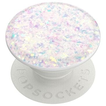 PopSockets PopGrip Premium Swappable Device Stand and Grip - Iridescent Confetti White, , large