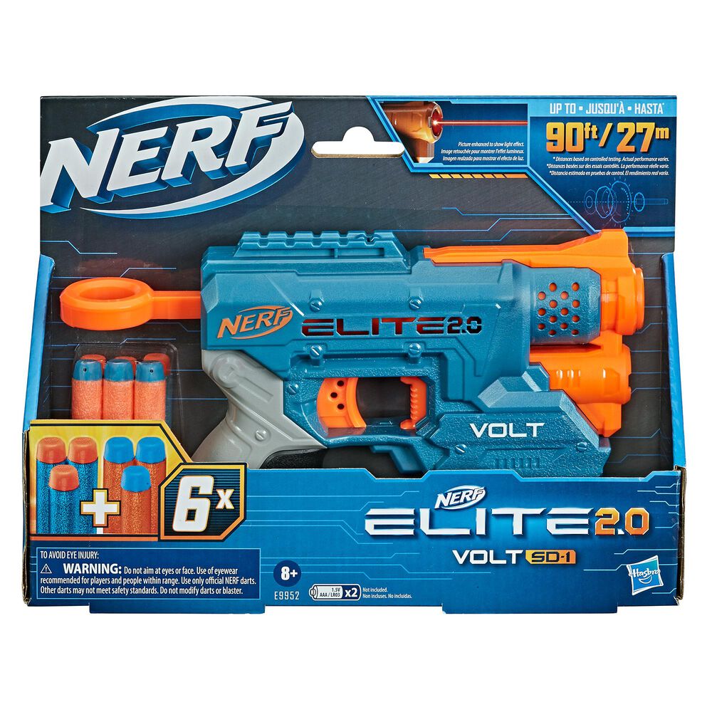 Nerf Elite 2.0 Volt SD-1 Blaster with Light Beam Targeting, , large