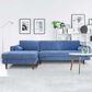 37B Anderson 2-Piece Stationary Left Arm Facing Sectional in Denim, , large
