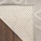 Nourison Horizon HOZ01 Grey 4" x 6" Indoor/Outdoor Area Rug, , large