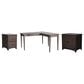Archbold Furniture Modular 4-Piece Home Office Set in Driftwood, , large