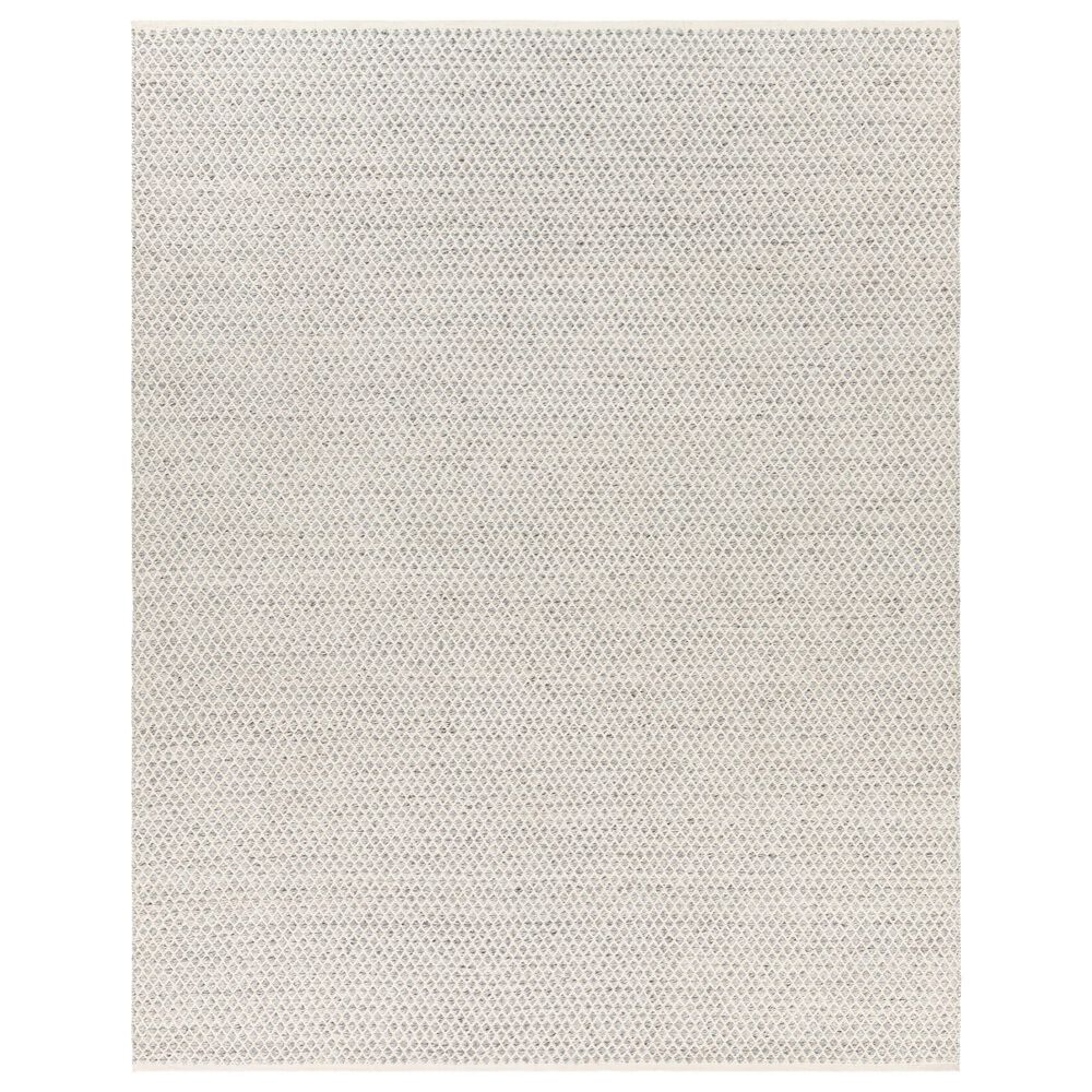 Surya Azalea Geometric 10" x 14" Slate, Off White and Ink Blue Indoor/Outdoor Area Rug, , large