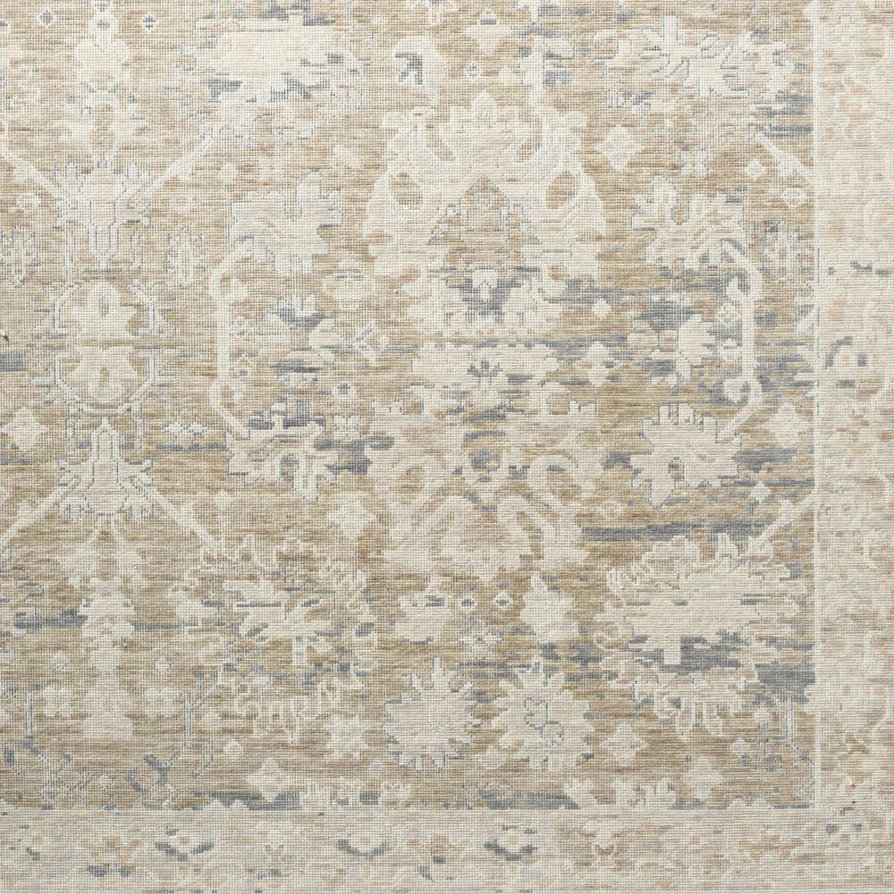 Surya Once Upon a Time Light Brown, Light Gray, Tan, Ivory and Gray 7'10" x 9'10" Area Rug, , large