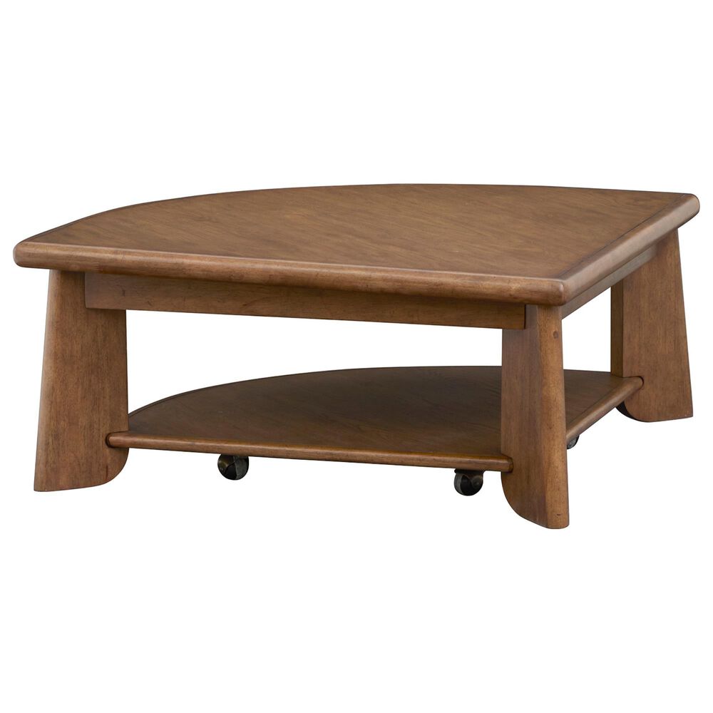 Nicolette Home Tanner Lift Top Cocktail Table with Casters in Tawny Brown, , large