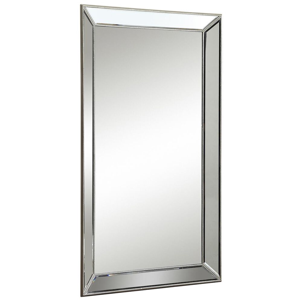 at HOME Floor Mirror in Maria Champagne Gold, , large