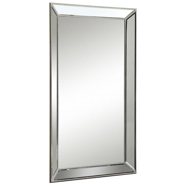 at HOME Floor Mirror in Maria Champagne Gold, , large