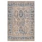 Surya Mirabel MBE-2302 5" x 7"5" Navy, Denim, Cream, Brown, Saffron, Taupe and Gray Area Rug, , large