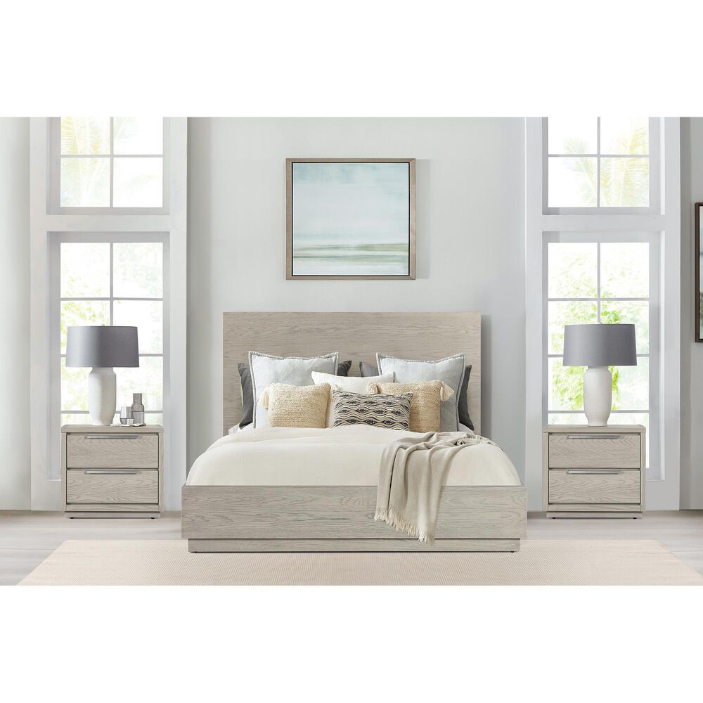 Blue River Abbey Queen Platform Bed in Silver Grey Oak, , large