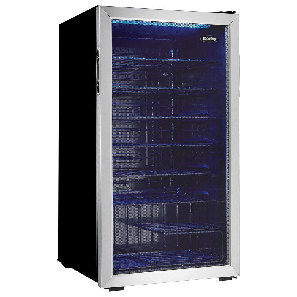 Danby 3.3 Cu. Ft. 36 Bottle Wine Cooler in Stainless Steel, , large