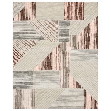Drew and Jonathan Home Bowen Central Valley 9"6" x 12"11" Red Area Rug, , large