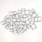 Maple and Jade 48" x 27" 3D Layered Wire Cube Geometric Home Wall Decor in Matte Black, , large
