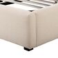 Four Hands Elodie King Platform Panel Bed in White, , large