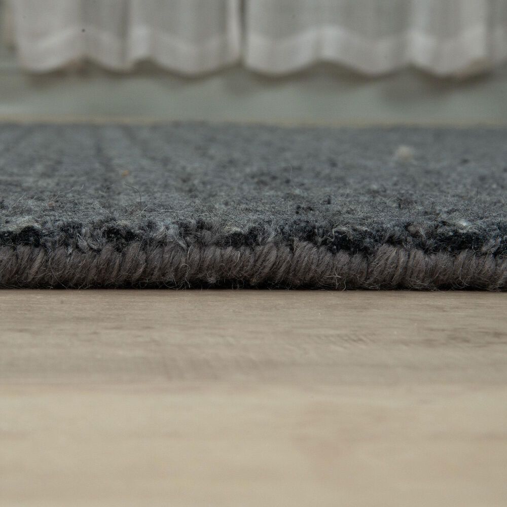 RIZZY Cable 5&#39;0&quot; x 7&#39;6&quot; Charcoal Area Rug, , large