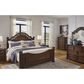 Ashley Lavinton Queen Poster Bed in Rich Cherry Brown, , large