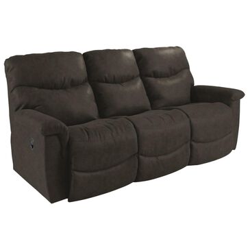 La-Z-Boy James Bonded Leather Reclining Sofa in Steel, , large