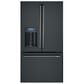 Cafe Refrigeration Handle Kit in Brushed Black, , large