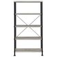 COAST Analiese 2-Piece Desk and Bookcase Set in Black and Grey Driftwood, , large