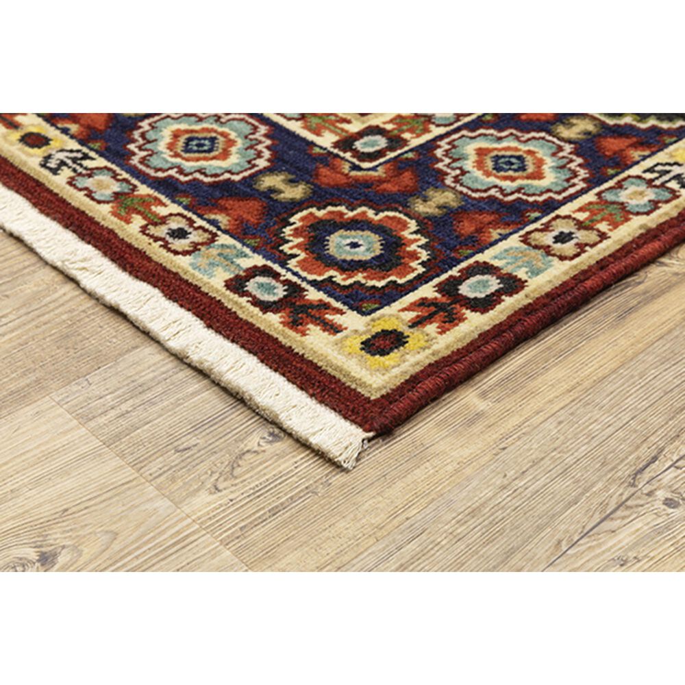 Oriental Weavers Lilihan Oriental 1802W 2&#39; x 3&#39; Red and Ivory Scatter Rug, , large
