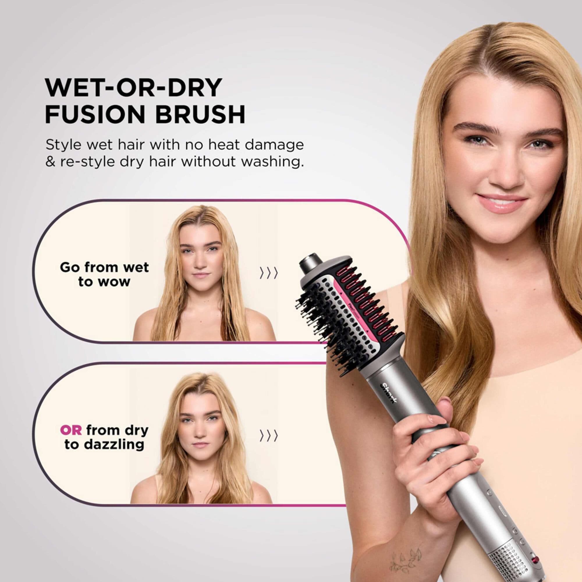 Shark FlexFusion 5 in 1 Air Styler Brush Set in Metallic Mist